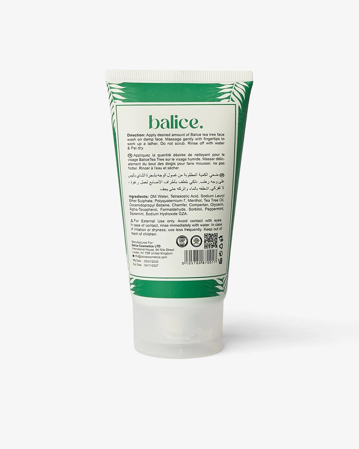 Tea Tree Face Wash 120 ML